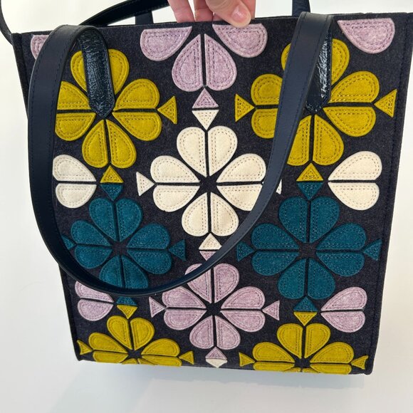 NWT Kate Spade New York Kitt Felt Large North South Tote - Picture 9 of 13